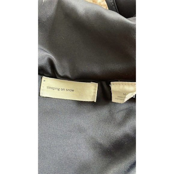 ANTHROPOLOGIE SLEEPING ON SNOW INTARSIA SWEATER JACKET SIZE M - Picture 10 of 10